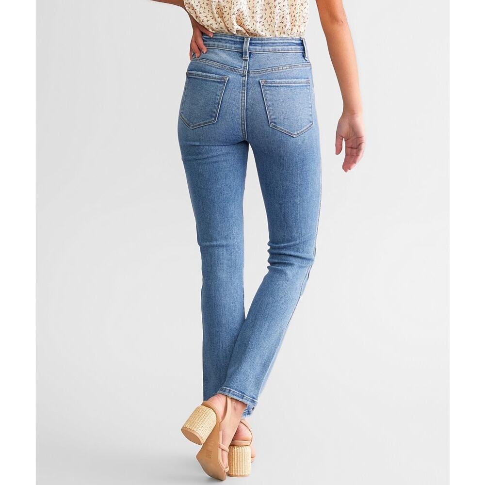 Flying Monkey High Rise Split Hem Straight Stretc… - image 3